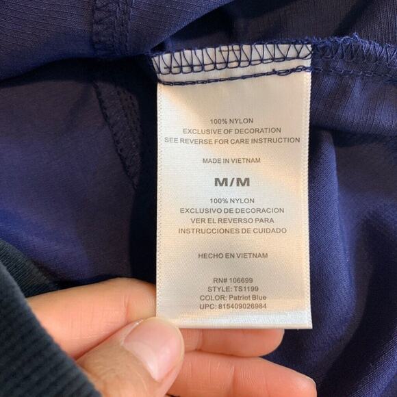 Habit Shirt Womens M Medium Blue Solar Factor UPF 30 Vented Fishing Outdoor - Picture 11 of 13